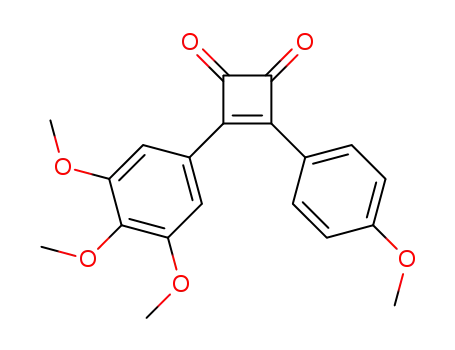 3-(4'-methoxyphenyl)-4-(3,4,5-trimethoxyphenyl)cyclobut-3-ene-1,2-dione
