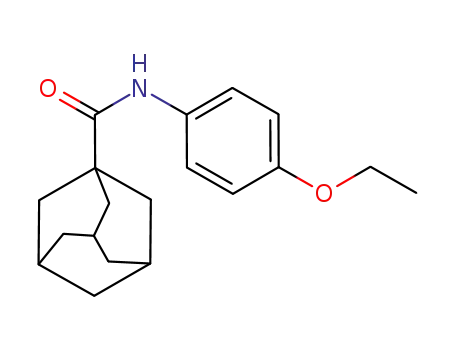 Molecular Structure of 71458-44-1 (N-(4-ethoxyphenyl)-1-adamantanecarboxamide)
