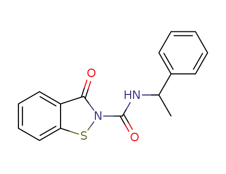 N-(α-methylbenzyl)benzisothiazol-3-one-2-amide