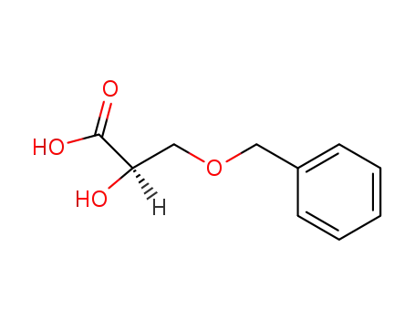 Molecular Structure of 127744-27-8 (3-(BENZYLOXY)-2-HYDROXYPROPANOIC ACID)