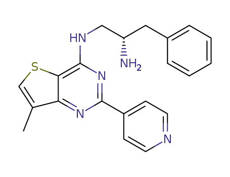 (S)-N<sub>1</sub>-(2-pyridin-4-yl-5,6,7,8-tetrahydrobenzo[4,5]thieno[2,3-d]pyrimidin-4-yl)butane-1,2-diamine