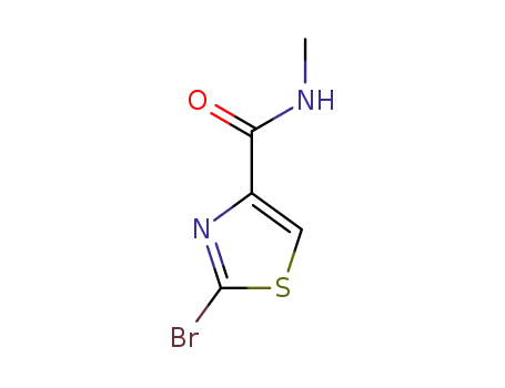 Molecular Structure of 1092942-42-1 (2-BroMo-N-Methyl-1,3-thiazole-4-carboxaMide)