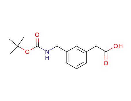 2-(3-(((tert-Butoxycarbonyl)amino)methyl)phenyl)acetic acid