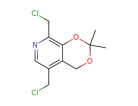 5,8-Bis(chloromethyl)-2,2-dimethyl-2H,4H-[1,3]dioxino[4,5-c]pyridine
