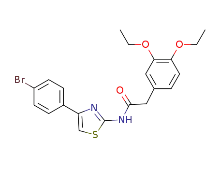 N-(4-(4-bromophenyl)thiazol-2-yl)-2-(3,4-diethoxyphenyl)acetamide