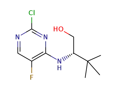 (S)-2-((2-chloro-5-fluoropyrimidin-4-yl)amino)-3,3-dimethylbutan-1-ol
