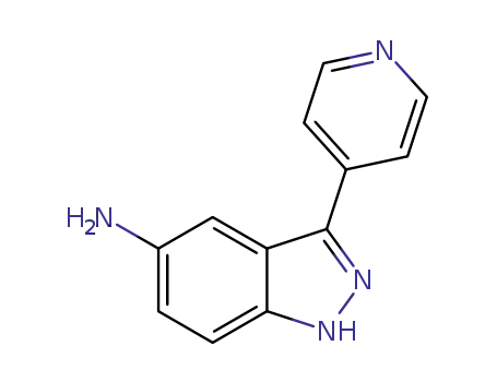 Molecular Structure of 936361-35-2 (3-(pyridin-4-yl)-1H-indazol-5-amine)
