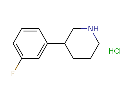 Piperidine, 3-(3-fluorophenyl)-, hydrochloride