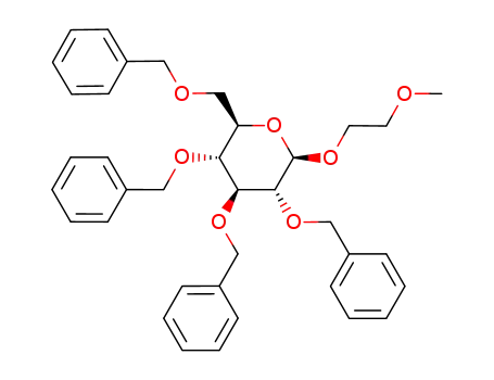 2-methoxyethyl 2,3,4,6-tetra-O-benzyl-β-D-glucopyranoside