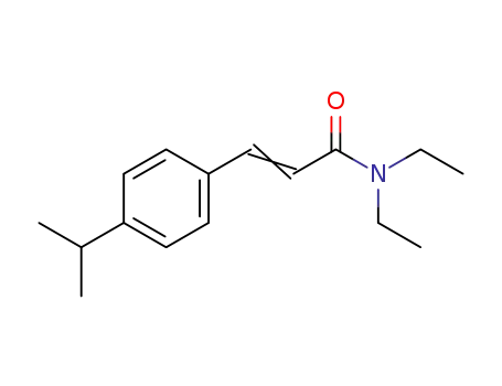 4-Isopropyl-zimtsaeure-N,N-diethylamid