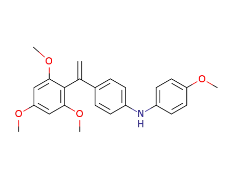 4-methoxy-N-(4-(1-(2,4,6-trimethoxyphenyl)vinyl)phenyl)aniline