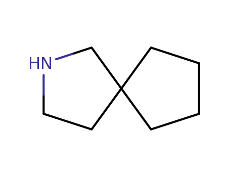 Molecular Structure of 175-94-0 (2-Azaspiro[4.4]nonane)