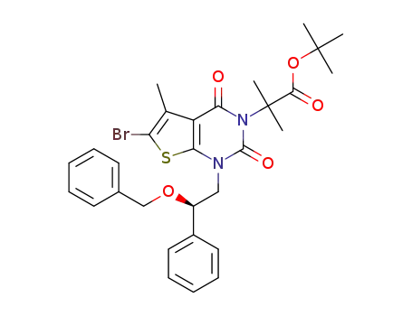 Molecular Structure of 1434644-20-8 (C<sub>30</sub>H<sub>33</sub>BrN<sub>2</sub>O<sub>5</sub>S)