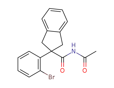 N-acetyl-2-(2-bromophenyl)-2,3-dihydro-1H-indene-2-carboxamide