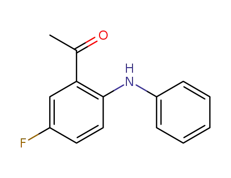 1-((5-fluoro-2-(phenylamino))phenyl)ethanone
