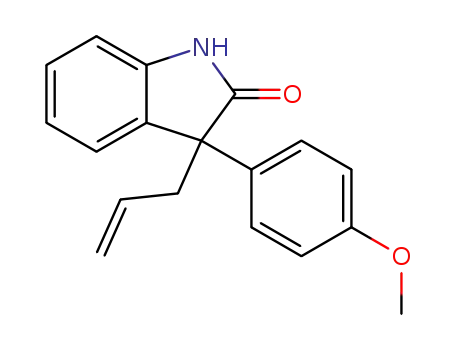 (±)-3-allyl-3-(4-methoxyphenyl)indolin-2-one