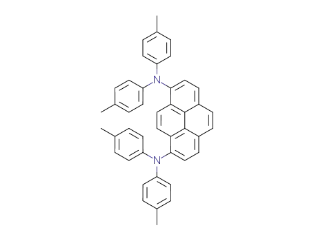 Molecular Structure of 142827-48-3 (1,8-Pyrenediamine, N,N,N',N'-tetrakis(4-methylphenyl)-)