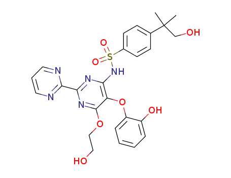 4-(2-HYDROXY-TERT-BUTYL)-N-[6-(2-HYDROXYETHOXY)-5-(2-HYDROXYPHENOXY)[2,2'-BIPYRIMIDIN]-4-YL]BENZENESULFONAMIDE