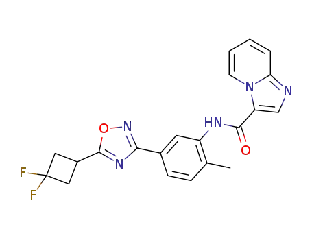 N-{5-[5-(3,3-difluorocyclobutyl)-1,2,4-oxadiazol-3-yl]-2-methylphenyl}imidazo[1,2-a]pyridine-3-carboxamide