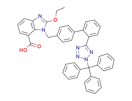 Molecular Structure of 894806-43-0 (N-Trityl Candesartan)