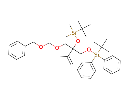 6-(tert-butyldimethylsilyloxy)-10,10-dimethyl-1,9,9-triphenyl-6-(prop-1-en-2-yl)-2,4,8-trioxa-9-silaundecane