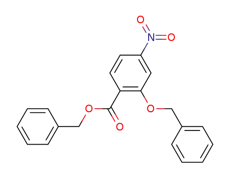 Molecular Structure of 937798-19-1 (benzyl 2-(benzyloxy)-4-nitrobenzoate)