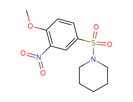 1-((4-methoxy-3-nitrophenyl)sulfonyl)piperidine