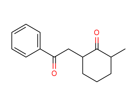 Cyclohexanone, 2-methyl-6-(2-oxo-2-phenylethyl)- CAS No  144536-59-4