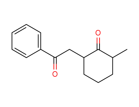 Molecular Structure of 144536-59-4 (Cyclohexanone, 2-methyl-6-(2-oxo-2-phenylethyl)-)