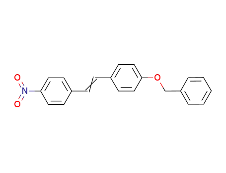 4-nitro-4′-(phenylmethyloxy)diphenylethylene