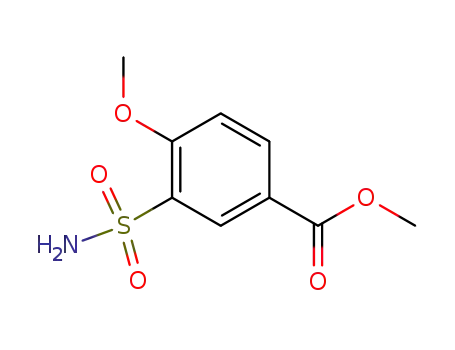 Benzoic acid, 3-(aminosulfonyl)-4-methoxy-, methyl ester