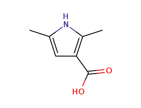 Molecular Structure of 57338-76-8 (2,5-DIMETHYLPYRROLE-3-CARBOXYLIC ACID)