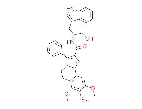 (R)-N-(1-hydroxy-3-(1H-indol-3-yl)propan-2-yl)-7,8,9-trimethoxy-3-phenyl-5,6-dihydropyrrolo[2,1-a]isoquinoline-2-carboxamide
