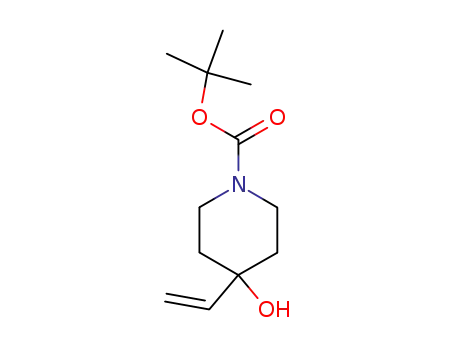 Molecular Structure of 371975-46-1 (tert-butyl 4-hydroxy-4-vinylpiperidine-1-carboxylate)