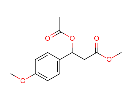 methyl 3-(acetyloxy)-3-(4-methoxyphenyl)propanoate
