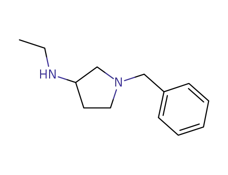 Molecular Structure of 169750-99-6 ((3S)-(+)-1-BENZYL-3-(ETHYLAMINO)PYRROLIDINE)