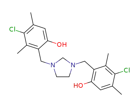 Molecular Structure of 1423170-05-1 (1,3-bis[2′-hydroxy-5′-chloro-4′,6′-dimethylbenzyl]imidazolidine)