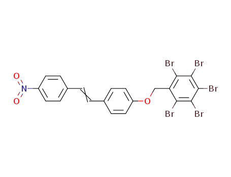 4-nitro-4′-(2′,3″, 4′,5″,6″-pentabromophenylmethyloxy)diphenylethylene