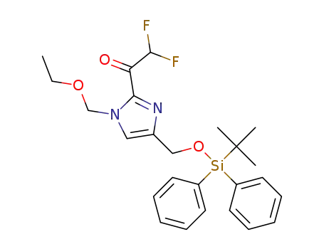1-[4-(tert-butyldiphenylsilyloxymethyl)-1-ethoxymethyl-1H-imidazol-2-yl]-2,2-difluoroethanone