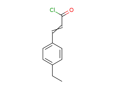 2-Propenoyl chloride, 3-(4-ethylphenyl)-