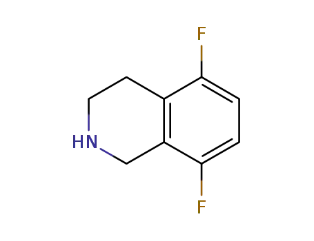 Molecular Structure of 924307-79-9 (Isoquinoline, 5,8-difluoro-1,2,3,4- tetrahydro-)