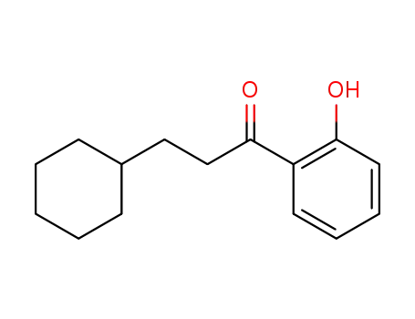 Molecular Structure of 108975-02-6 (3-cyclohexyl-1-(2-hydroxyphenyl)propan-1-one)