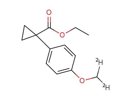 ethyl 1-{4-[methyloxy-d2]phenyl}cyclopropanecarboxylate