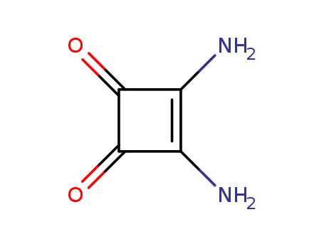 Molecular Structure of 5231-89-0 (3,4-DIAMINOCYCLOBUT-3-ENE-1,2-DIONE)