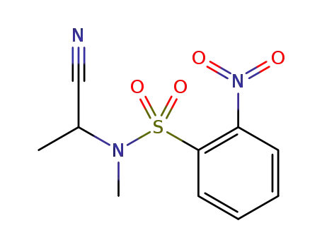 2-{N-methyl-N-(2-nitrophenyl)sulfonylamino}propionitrile