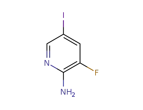 Molecular Structure of 1321612-85-4 (2-AMino-3-fluoro-5-iodopyridine)