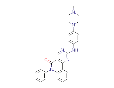 2-{[4-(4-methylpiperazin-1-yl)phenyl]amino}-6-phenylpyrimido[5,4-c]quinolin-5(6H)-one