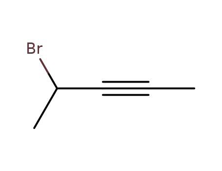 Molecular Structure of 7544-00-5 (2-Pentyne, 4-bromo-)