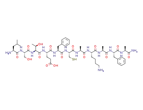 H-LSTEFCAKAFA-NH<sub>2</sub>