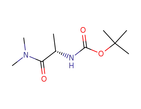Molecular Structure of 125218-78-2 (Carbamic acid, [(1S)-2-(dimethylamino)-1-methyl-2-oxoethyl]-,
1,1-dimethylethyl ester)